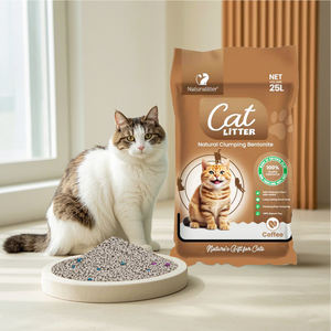 Lettiera <span class=keywords><strong>per</strong></span> Gatti in Bentonite Naturale all'Ingrosso, Granuli Senza Polvere con Profumazioni Rinfrescanti - Product Image 4