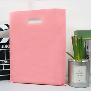 ถุงพลาสติกพร้อมพิมพ์โลโก้กระเป๋า PE แบนปรับแต่งได้สำหรับพิมพ์เสื้อผ้ากราเวียร์บนบรรจุภัณฑ์ของขวัญสำหรับกาแฟ - Product Image 3