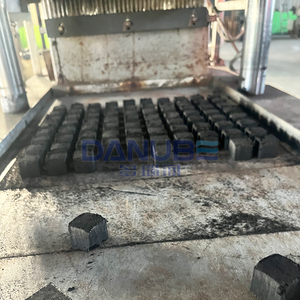 Machine de moulage hydraulique en acier inoxydable pour charbon de coque de palme, machine de fabrication de charbon cubique - Product Image 2