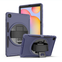 SM-P610 Samsung Galaxy Tab S6 Lite, Sarung HP Hibrida Plastik TPU 10.4 Inci dengan Pergelangan Tangan