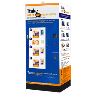 TTAKE Customized PPE Vending Machine with Transparent Doors Digital Control Panel Workplace Safety Equipment Storage Made Italia - Product Image 2