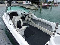 Bateau de pêche de luxe en FRP de 18 pieds avec cabine et auvent pliable