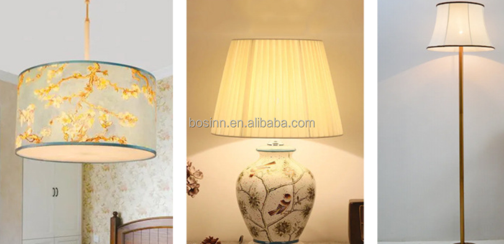Uonlytech Lampada Da Tavolo Paralume Paralume In Tessuto Antipolvere Paralume Lampada Da Terra Paralume Sostituzione Paralume Per La Casa 1 Pz Dorato