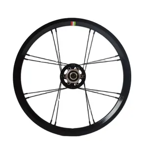 16 inch 305 disc brake bicycle wheel set Dahon K3 plus carbon fiber hub 120 Ring 5 bearing 16 hole Star Rainbow wheel