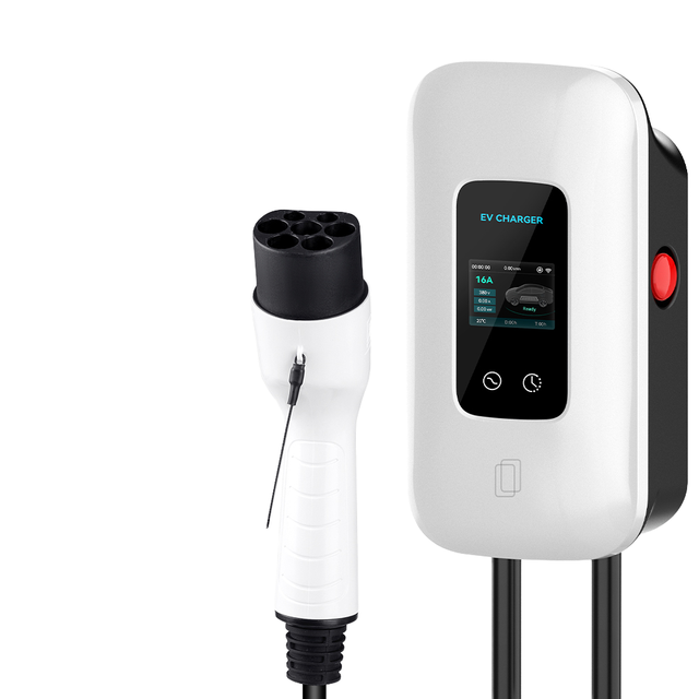 16A Home Wall-Mounted IP55 Rated 11KW App EV Charger with /Wi-Fi Wallbox New Condition