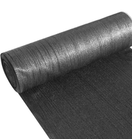 Filet de séchage noir en HDPE tissé pour céréales, maille respirante pour le séchage au soleil du riz, du blé et du maïs, rouleau de filet sécheur de grains