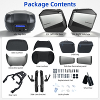 Ensemble de 3 valises robustes pour moto, coffres arrière et sacoches latérales verrouillables, sacoches de rangement de voyage pour Honda X-ADV 750, vente en gros