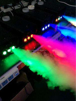 Machine à Brouillard Liquide LED Multicolore 500W avec Télécommande pour Halloween, Mariages, Événements, Soirées Disco - Effet de Fumée de Glace Sèche Métallique