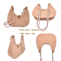 Sacs à cosmétiques en silicone imperméables à la mode, pochette avec fermeture éclair, forme mignonne de pomme arc-en-ciel pour le maquillage et les voyages des femmes