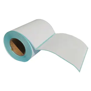 Good quality blank 4 x 6 thermal paper sticker self adhesive paper roll for shipping carton labels