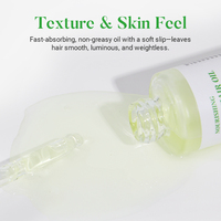 Huile essentielle de cheveux de marque privée avec kératine hydrolysée et huile d'olive Sérum hydratant et lissant pour cheveux 50ML