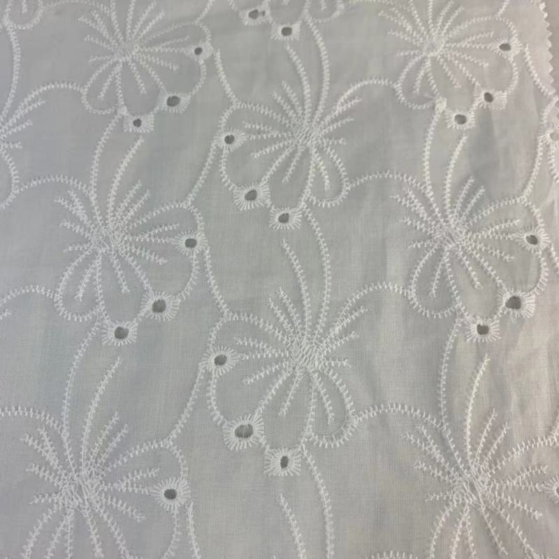 Colorful Floral Embroidery Dress Lace Fabric