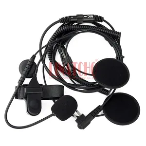 Bộ Đàm GP68 GP88 GP88S CP150 CP200 XTN446 CT150 Bộ Đàm 2 Pin Mũ Bảo Hiểm Nửa Mặt Xe Máy Tai Nghe Mic