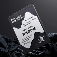 Trophées en cristal noir ADL Black Mountain, plaques rectangulaires en verre, marbre et pierre gravées sur mesure, imprimées optiquement, coffret cadeau