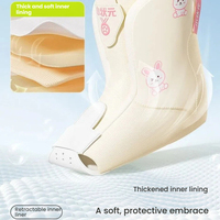Patins à roulettes pour enfants en gros, motif petit lapin, double frein, roues auxiliaires, roues lumineuses pour débutants