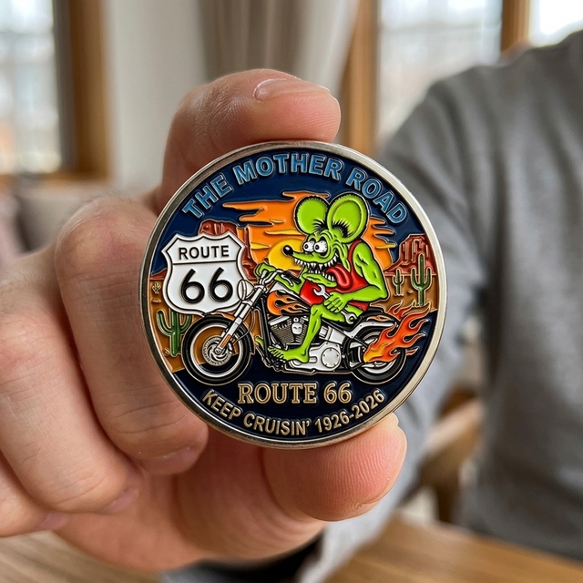 Custom Commemorative Challenge Coin UV Printed Metal Souvenir Coin