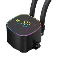 Refroidisseur de processeur liquide AIO Thermalright Frozen Horizon 360 Digital ARGB Noir avec écran numérique et ventilateur PWM 360 mm pour PC de bureau gaming