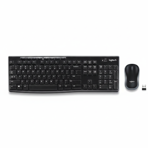 <span class=keywords><strong>Clavier</strong></span> <span class=keywords><strong>et</strong></span> <span class=keywords><strong>souris</strong></span> <span class=keywords><strong>sans</strong></span> <span class=keywords><strong>fil</strong></span> Logitech MK270 d'origine, connexion 2,4 GHz, longue durée de vie de la batterie, disposition pleine taille avec 8 touches de raccourci - Product Image 1
