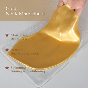 Masque raffermissant pour le cou doré Masque anti-âge niacinamide pour le visage et le cou pour hommes - Product Image 4