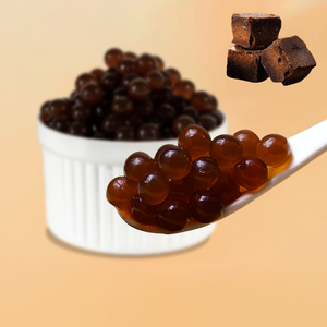 Hecho en China Popping Bursting Boba Buen sabor Dulce y agrio 1,2Kg Explotando Sabor de azúcar moreno Listo para comer Batidos - Product Image 2
