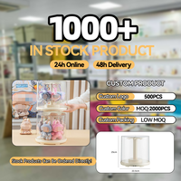 Vente en gros haute transparence PS clair jouet poupée collection mallette de rangement avec crochet rotatif jouets Figure présentoir pour Labubu