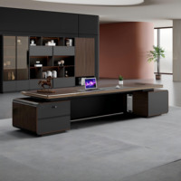 Scrivania da Ufficio di Lusso Creativa per CEO, Tavolo Direzionale di Alta Qualità, Moderno Tavolo Grande per Computer da Boss