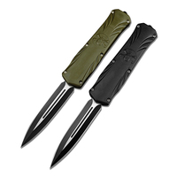 Couteau de poche tactique personnalisé avec design de crâne, lame 440C, manche ABS, couteau pliant EDC pour la survie en plein air, le camping, vente en gros