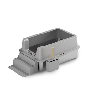<b>Cat</b> Litter <b>Box</b> Extra Large 20L Semi Enclosed Easy Clean For Multiple <b>Cats</b> Old <b>Cat</b> Big <b>Cat</b> - Product Image 3