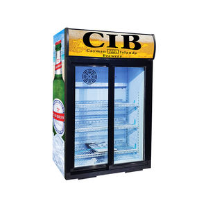 Meisda SC105L 105L ventilatore interno <span class=keywords><strong>porta</strong></span> mobile doppio vetro display frigorifero di raffreddamento per supermercato - Product Image 2