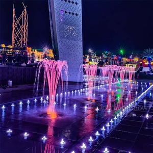 Fuente de Agua Interactiva Comercial para Pisos Secos, Control DMX512, LED RGB Digital, Jets Crown, Fuente de Agua para Plazas Públicas - Product Image 2