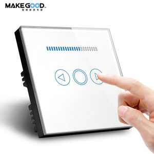 MakeGood High Quality UK Standard RF433MHZ <strong>Remote</strong> <strong>Control</strong> <strong>Switch</strong> <strong>Light</strong> Dimmer <strong>Switch</strong> <strong>With</strong> Touch Button Glass - Product Image 4