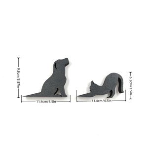 Décoration Murale Métallique Putuo : Animaux (Chien, Chat, Cheval, Cerf) – Art Abstrait pour Entrées, Armoires et Boîtes - Product Image 6