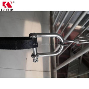 Grillete en D ancho <span class=keywords><strong>de</strong></span> grado marino <span class=keywords><strong>de</strong></span> 3/16'', 1/4'', 5/16'', 3/8'', 1/2'' <span class=keywords><strong>de</strong></span> acero inoxidable 316 con pasador <span class=keywords><strong>de</strong></span> collarín roscado - Product Image 5