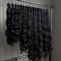 Cabello Camboyano Ondulado de Doble Trama, Estilo Personalizado, Venta al por Mayor, de un Solo Donante, Cabello Vietnamita Crudo Sin Procesar, Exportaciones de Fábrica
