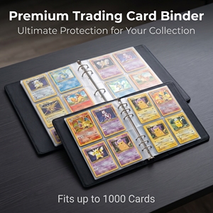 Classeurs Pokémon de haute qualité, classeurs de cartes DIY en plastique imperméables et écologiques à 6 pochettes pour cartes de collection TCG et cartes sportives - Product Image 2