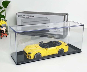 À prova de poeira Caixa De Armazenamento De Plástico Transparente para Modelo De Exibição Carro Figura Shadow Box De Armazenamento De Brinquedos De Plástico Caixa 10709b - Product Image 1
