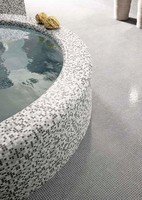Motif de chemin de jardin en mosaïque de marbre blanc, décoration de luxe pour votre construction du Vietnam, pierre naturelle 100%