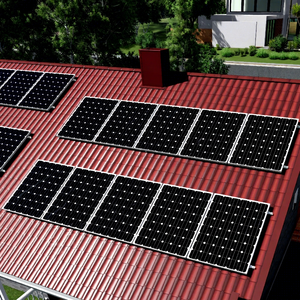 Module solaire en silicium monocristallin haute puissance, design bifacial, certifié CE IECTUV, panneaux solaires pour toitures de bâtiments commerciaux - Product Image 1