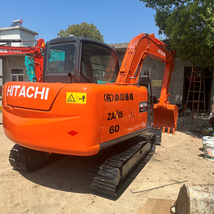 Excavadora de orugas hidráulica Hitachi ZX60 de 6 toneladas usada de primera marca con motor PLC - Product Image 2