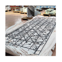 Panneaux d'écran en aluminium personnalisés pour l'intérieur et l'extérieur, panneaux en aluminium découpés au laser