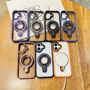 เคสโทรศัพท์แบบมีวงแหวนสำหรับ iPhone 16 เคสเพชรพร้อมขาตั้งแม่เหล็กสำหรับ iPhone 15 14 13 เคสมือถือแบบกลิตเตอร์ - Product Image 2