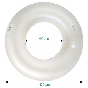 Flying Cross-border New <b>Spot</b> PVC Inflatable Swimming Ring with <b>LED</b> Luminous Blister for Child Model f - Product Image 2