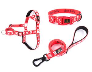 Großhandel Fabrik verstellbare Nylon Hunde halsband Thermische <span class=keywords><strong>Sublimation</strong></span> Polyester Material Bedrucktes Hunde halsband - Product Image 3