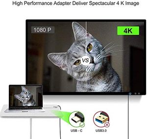 Cáp Chuyển Đổi Vàng USB3.1 HDMI Sang USB C Chế Độ DP Alt Cho <span class=keywords><strong>Apple</strong></span> Macbook Chromebook Mới - Product Image 5