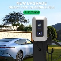 Station de recharge murale NECS7KW GBT Type 2 pour voitures électriques et usage domestique 16A 32A