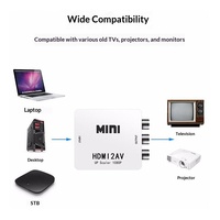 Convertisseur AV vers adaptateur RCA avec connecteur DIN circulaire 1080P Vente en gros d'usine