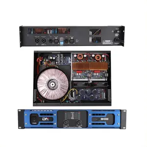 Profesional 2U 2x1300w 2ch 2 dua channel Kelas D speaker full range titanium audio power amplifier dari Cina