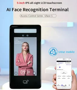 Rj45 wi-fi nuvem tempo de atendimento e controle de acesso com software gratuito e sdk reconhecimento facial tempo de atendimento terminal