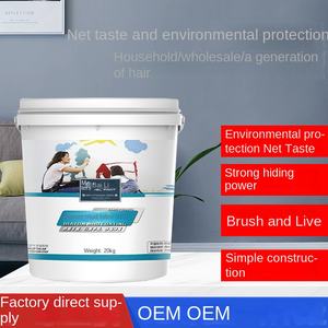 Pintura de pared interior a base de agua OEM, pintura de látex blanco, barro de diatomeas, cepillado automático, renovación de casas antiguas, sabor limpio - Product Image 6