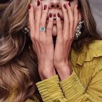 Cincin jam tangan kuarsa Romawi wanita, perhiasan cincin pasangan elegan jam jari tali elastis Mini paduan Retro untuk wanita dan anak perempuan
